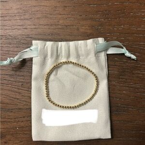 Elegant Gold Beaded Bracelet